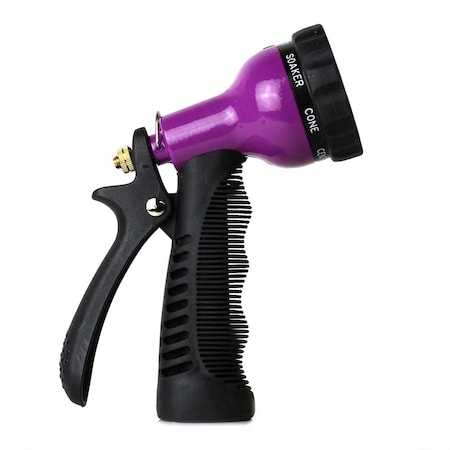 Thrifco Plumbing 7-Pattern Back Trigger Compact Metal Nozzle 8430340